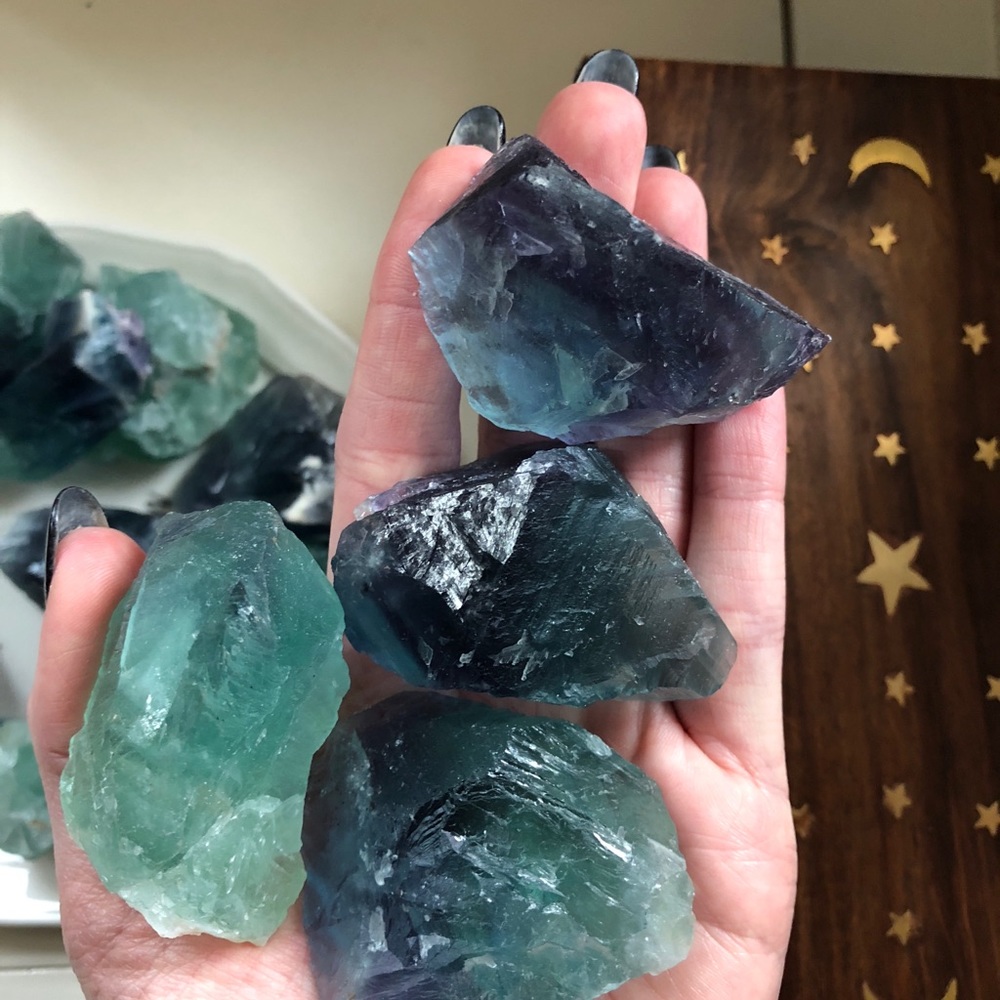 Fluorite Chunks - Picture 3 of 3